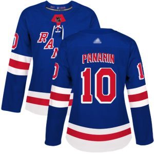 Stylish Adidas Rangers #10 Artemi Panarin Royal Blue Home Authentic Women's Stitched NHL Jersey for ultimate sports enthusiasts