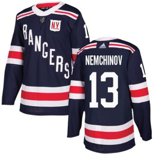 Sleek Adidas Rangers #13 Sergei Nemchinov Navy Blue Authentic 2018 Winter Classic Stitched NHL Jersey to stand out at the arena