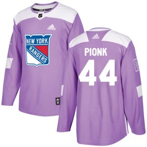 Amazing Adidas Rangers #44 Neal Pionk Purple Authentic Fights Cancer Stitched NHL Jersey a must - have for collectors
