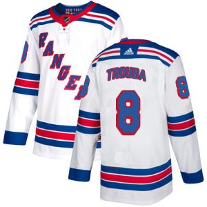 Fantastic Adidas Rangers #8 Jacob Trouba White Road Authentic Stitched NHL Jersey a must - have for collectors