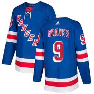 Amazing Adidas Rangers #9 Adam Graves Royal Blue Home Authentic Stitched NHL Jersey to stand out at the arena