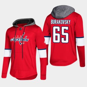 Amazing Capitals #65 Andre Burakovsky Red 2018 Pullover Platinum Hoodie to complete your fan gear collection