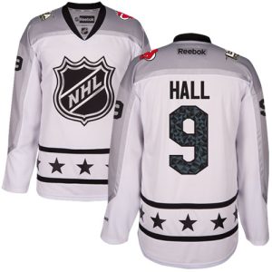 Fantastic Devils #9 Taylor Hall White 2017 All Star Metropolitan Division Stitched NHL Jersey to show your team spirit