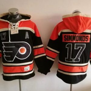 Sleek Flyers #17 Wayne Simmonds Black Sawyer Hooded Sweatshirt Stitched NHL Jersey to stand out at the arena
