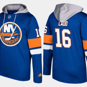 Amazing Islanders #16 Andrew Ladd Blue Name And Number Hoodie for ultimate sports enthusiasts