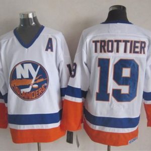 Impressive Islanders #19 Bryan Trottier White CCM Throwback Stitched NHL Jersey a must - have for collectors