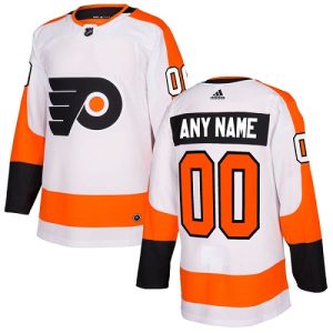Stylish Men's Adidas Flyers Personalized Authentic White Road NHL Jersey to stand out at the arena