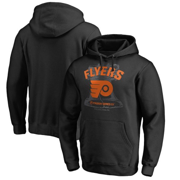 Unique Men's Philadelphia Flyers Black 2019 Stadium Series Blue Line Pullover Hoodie a must - have for collectors