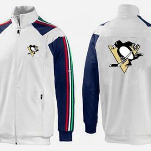 Impressive NHL Pittsburgh Penguins Zip Jackets White 1 perfect for game days