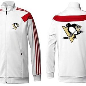 Amazing NHL Pittsburgh Penguins Zip Jackets White 2 to stand out at the arena