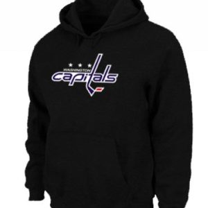 Unique NHL Washington Capitals Big & Tall Logo Pullover Hoodie Black a must - have for collectors
