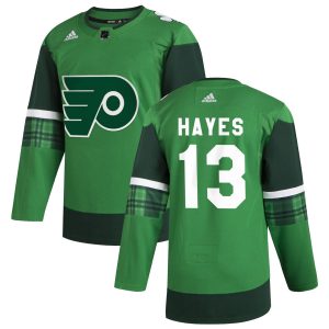 Sleek Philadelphia Flyers #13 Kevin Hayes Men's Adidas 2020 St. Patrick's Day Stitched NHL Jersey Green to complete your fan gear collection