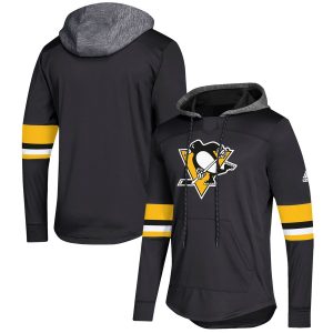 Stunning Pittsburgh Penguins adidas Platinum Jersey Pullover Hoodie Black a must - have for collectors