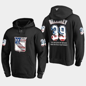 Gorgeous Rangers #39 Matt Beleskey NHL Banner Wave Usa Flag Black Hoodie to complete your fan gear collection