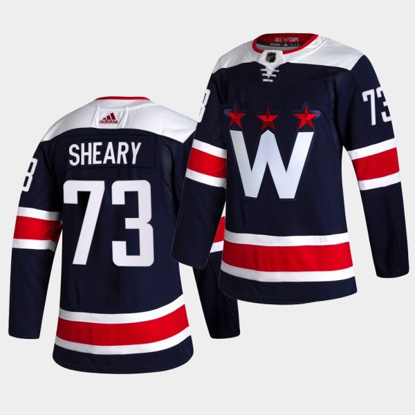 Amazing Adidas Capitals #73 Conor Sheary Men's 2021 22 Alternate Authentic NHL Jersey Black perfect for game days