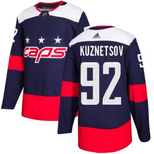Gorgeous Adidas Capitals #92 Evgeny Kuznetsov Navy Authentic 2018 Stadium Series Stitched NHL Jersey a must - have for collectors
