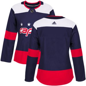 Stylish Adidas Capitals Blank Navy Authentic 2018 Stadium Series Women's Stitched NHL Jersey for ultimate sports enthusiasts