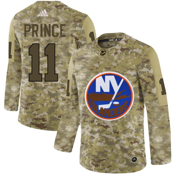 Sleek Adidas Islanders #11 Shane Prince Camo Authentic Stitched NHL Jersey for ultimate sports enthusiasts