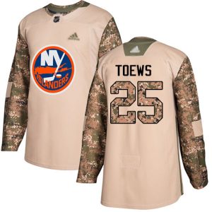 Sleek Adidas Islanders #25 Devon Toews Camo Authentic 2017 Veterans Day Stitched NHL Jersey to show your team spirit