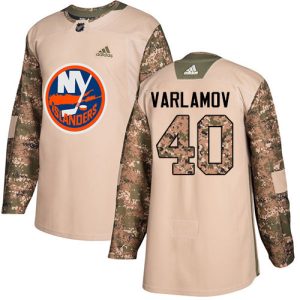 Gorgeous Adidas Islanders #40 Semyon Varlamov Camo Authentic 2017 Veterans Day Stitched NHL Jersey a must - have for collectors