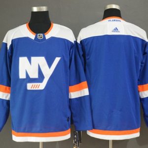 Stylish Adidas Islanders Blank Blue Alternate Authentic Stitched NHL Jersey to show your team spirit