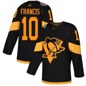 Unique Adidas Penguins #10 Ron Francis Black Authentic 2019 Stadium Series Stitched NHL Jersey to complete your fan gear collection