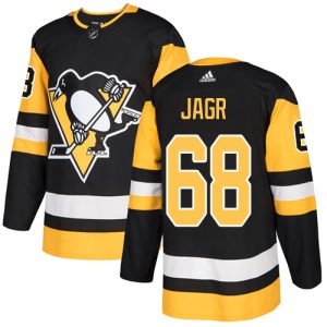 Gorgeous Adidas Penguins #68 Jaromir Jagr Black Home Authentic Stitched NHL Jersey to show your team spirit