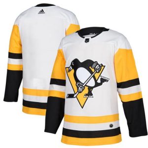 Stunning Adidas Penguins Blank White Road Authentic Stitched NHL Jersey perfect for game days