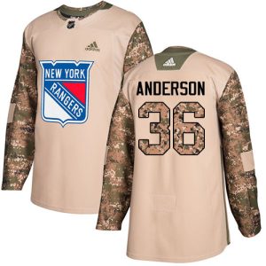 Amazing Adidas Rangers #36 Glenn Anderson Camo Authentic 2017 Veterans Day Stitched NHL Jersey to stand out at the arena