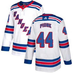 Impressive Adidas Rangers #44 Neal Pionk White Road Authentic Stitched NHL Jersey a must - have for collectors