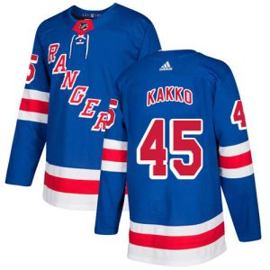 Amazing Adidas Rangers #45 Kappo Kakko Royal Blue Home Authentic Stitched NHL Jersey for die - hard hockey fans