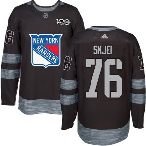 Stylish Adidas Rangers #76 Brady Skjei Black 1917 2017 100th Anniversary Stitched NHL Jersey for ultimate sports enthusiasts