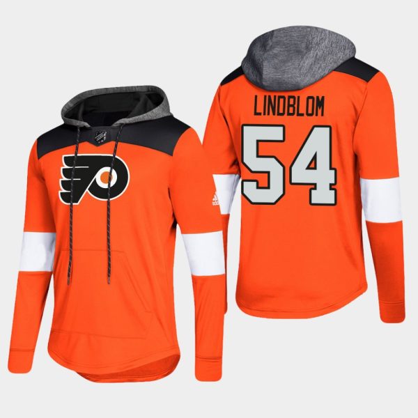 Impressive Flyers #54 Oskar Lindblom Orange 2018 Pullover Platinum Hoodie a must - have for collectors