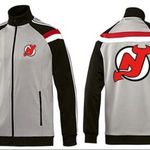 Unique NHL New Jersey Devils Zip Jackets Grey perfect for game days