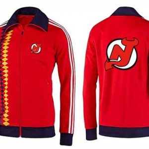 Gorgeous NHL New Jersey Devils Zip Jackets Orange 2 for ultimate sports enthusiasts