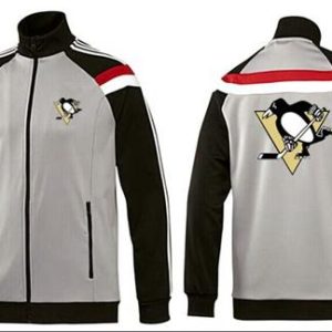Sleek NHL Pittsburgh Penguins Zip Jackets Grey to stand out at the arena