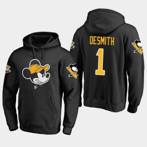Sleek Penguins #1 Casey Desmith Black 2018 Pullover Disney Game Face Hoodie perfect for game days