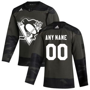 Fantastic Pittsburgh Penguins Adidas 2019 Veterans Day Authentic Custom Practice NHL Jersey Camo to complete your fan gear collection