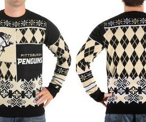 Impressive Pittsburgh Penguins Men's NHL Ugly Sweater for ultimate sports enthusiasts