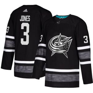 Fantastic Adidas Blue Jackets #3 Seth Jones Black Authentic 2019 All Star Stitched Youth NHL Jersey to show your team spirit