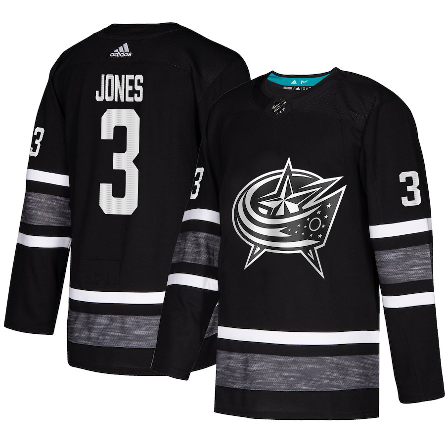 Fantastic Adidas Blue Jackets #3 Seth Jones Black Authentic 2019 All Star Stitched Youth NHL Jersey to show your team spirit