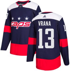 Stunning Adidas Capitals #13 Jakub Vrana Navy Authentic 2018 Stadium Series Stitched NHL Jersey for ultimate sports enthusiasts