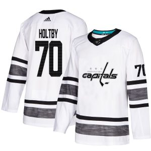 Amazing Adidas Capitals #70 Braden Holtby White Authentic 2019 All Star Stitched NHL Jersey for ultimate sports enthusiasts