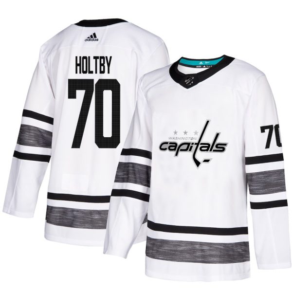 Amazing Adidas Capitals #70 Braden Holtby White Authentic 2019 All Star Stitched NHL Jersey for ultimate sports enthusiasts