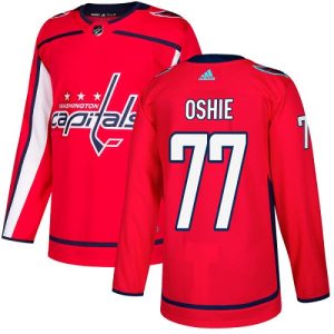 Impressive Adidas Capitals #77 T. J. Oshie Red Home Authentic Stitched Youth NHL Jersey to stand out at the arena