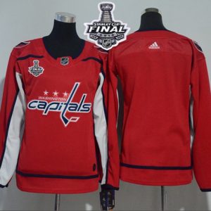 Impressive Adidas Capitals Blank Red Home Authentic Stanley Cup Final Champions Women's Stitched NHL Jersey for ultimate sports enthusiasts