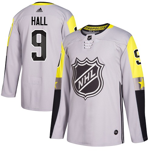 Gorgeous Adidas Devils #9 Taylor Hall Gray 2018 All Star Metro Division Authentic Stitched NHL Jersey a must - have for collectors