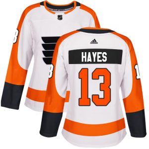 Fantastic Adidas Flyers #13 Kevin Hayes White Road Authentic Women's Stitched NHL Jersey a must - have for collectors
