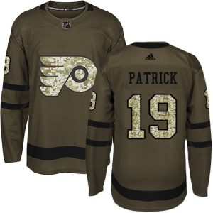 Stunning Adidas Flyers #19 Nolan Patrick Green Salute to Service Stitched Youth NHL Jersey for die - hard hockey fans