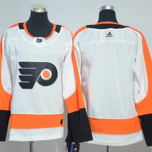 Sleek Adidas Flyers Blank White Road Authentic Women's Stitched NHL Jersey to show your team spirit